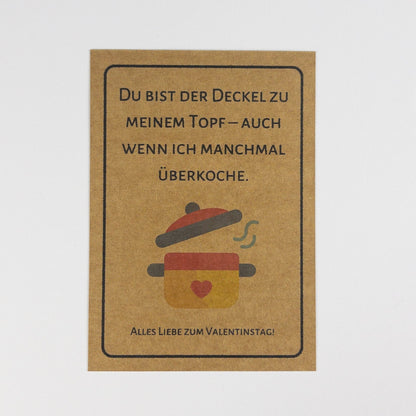 Postkarte für Valentinstag