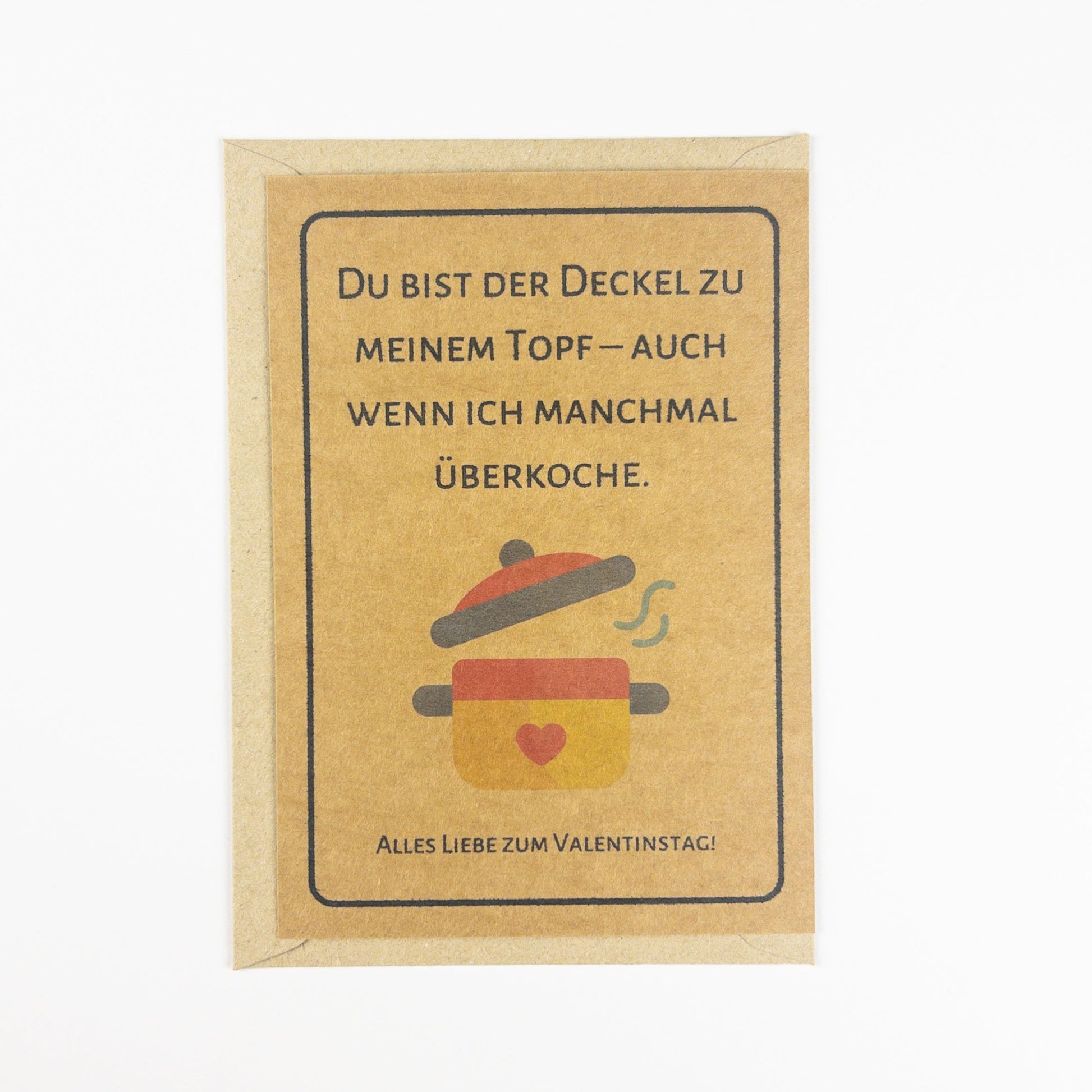 Postkarte für Valentinstag